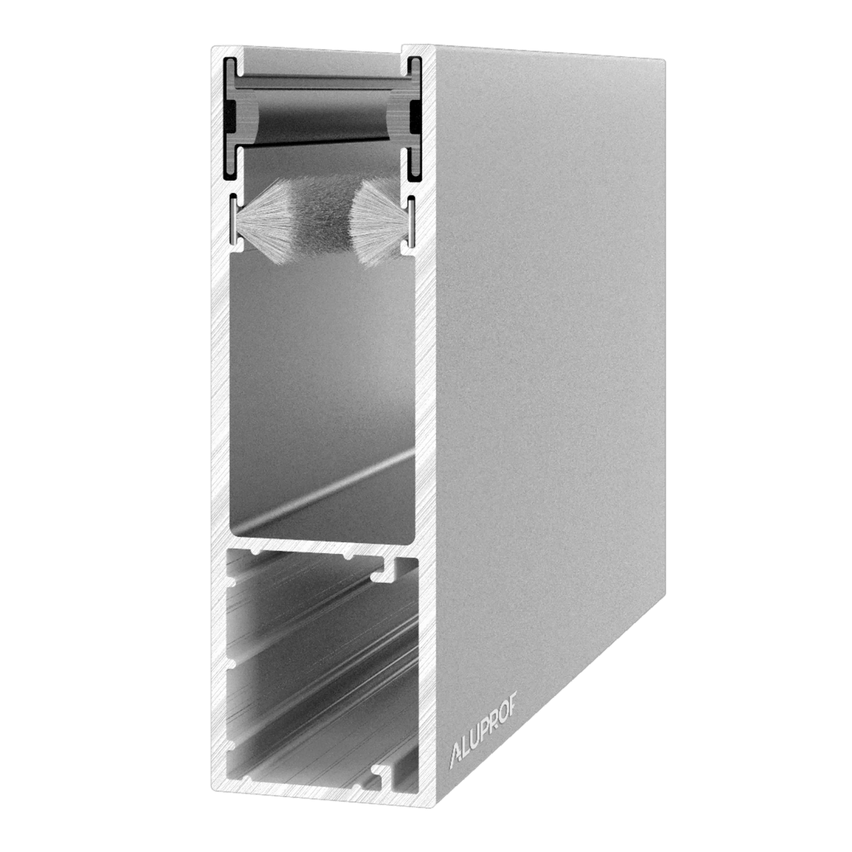 Aluprof Rolladen Silber (01) / 100cm Aluprof ALU Führungsschiene PP110