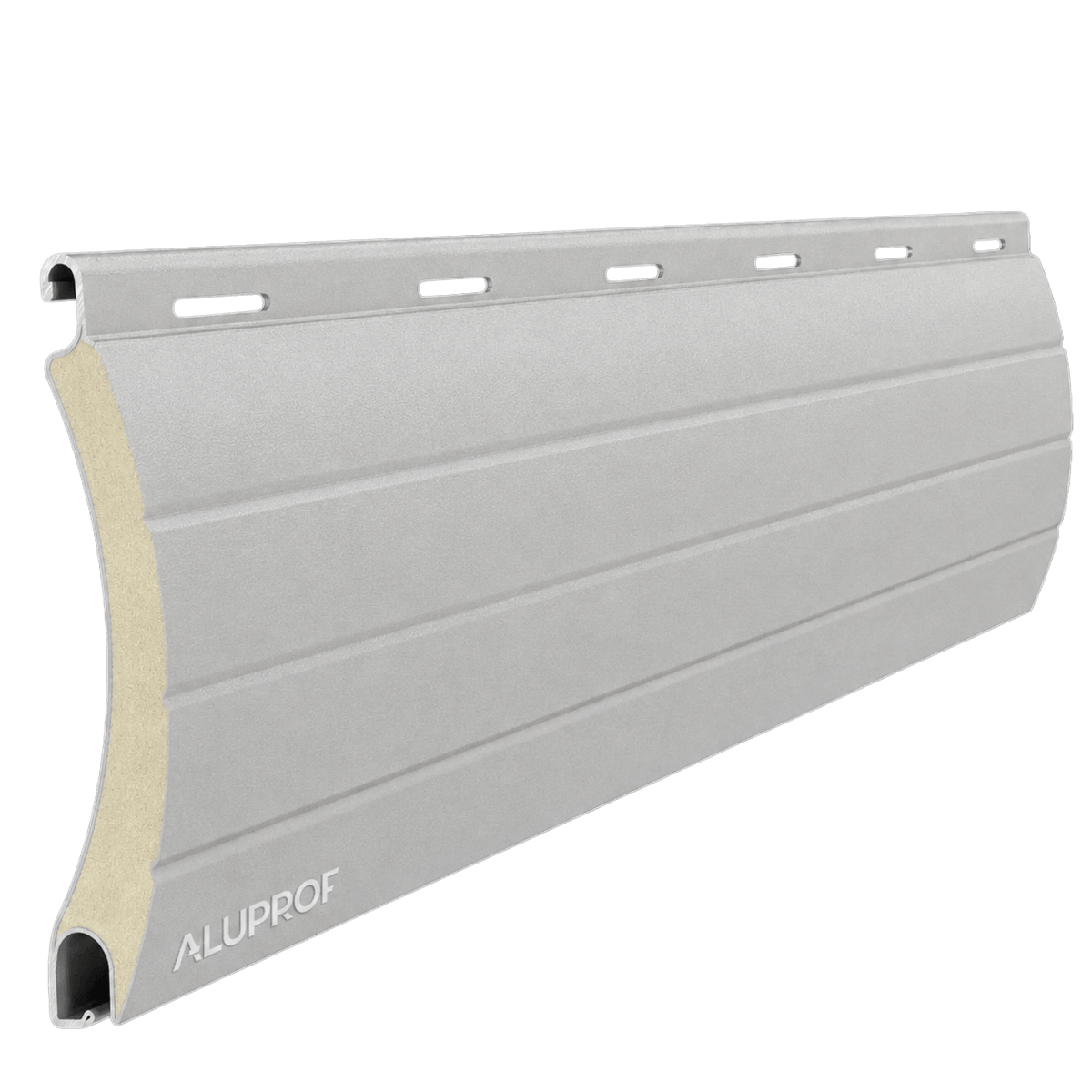 Aluprof Rolladen Silber (01) / 40cm Aluprof ALU Rollladenpanzer perforiert PA52
