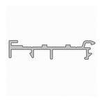 Aluprof Rolladen Weiß (02) / 100cm Aluprof Kasten-Anpassungsprofil mit Kragarm PSAW/6,7