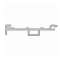 Aluprof Rolladen Weiß (02) / 100cm Aluprof Kasten-Anpassungsprofil mit Kragarm PSAW/6,8