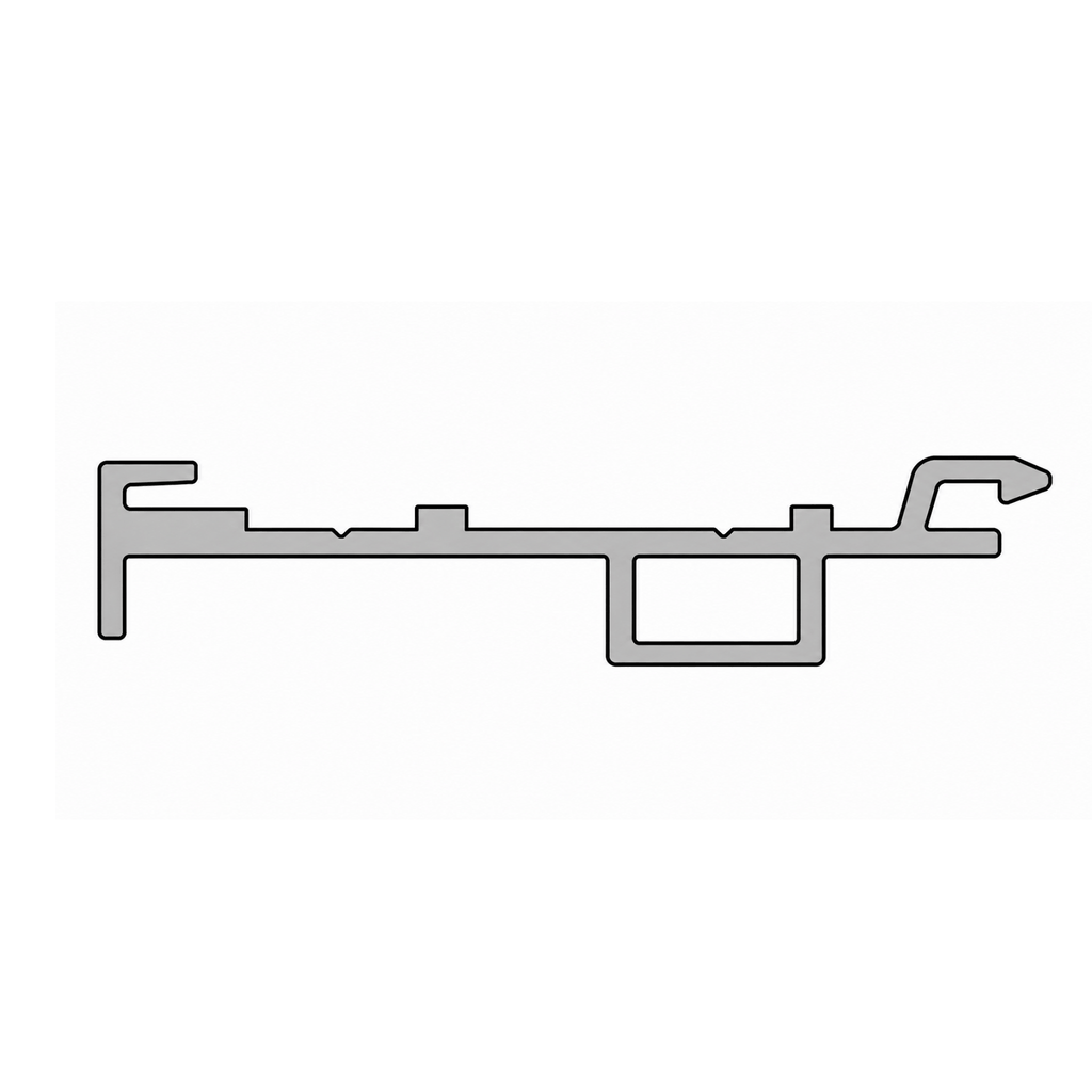Aluprof Rolladen Weiß (02) / 100cm Aluprof Kasten-Anpassungsprofil mit Kragarm PSAW/7