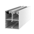 Aluprof Rolladen Weiß (02) / 40cm Aluprof ALU Doppelführungsschiene PPDO53/S
