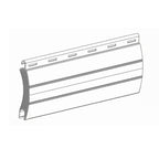 Aluprof Rolladen Weiss / 40cm Aluprof ALU Rolladenpanzer perforiert PA55