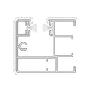 Aluprof Rolladen Weiß / 50cm Aluprof ALU Führungsschiene PPA35/17