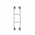 Aluprof Rolladen Weiß (ähnlich RAL9016) / 100cm Aluprof ALU Führungsschiene PPD79/G