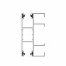 Aluprof Rolladen Weiß (ähnlich RAL9016) / 100cm Aluprof ALU Führungsschiene PPD79/ODS/20/G