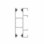 Aluprof Rolladen Weiß (ähnlich RAL9016) / 100cm Aluprof ALU Führungsschiene PPD79/ODS/G