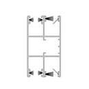 Aluprof Rolladen Weiß (ähnlich RAL9016) / 100cm Aluprof ALU Führungsschiene PPDO79/S