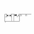 Aluprof Rolladen Weiß (ähnlich RAL9016) / 100cm Aluprof ALU Führungsschiene PPMARA/12