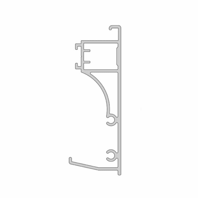 Aluprof Rolladen Weiß (ähnlich RAL9016) / 100cm Aluprof ALU Führungsschiene PPSRS/35/120/P