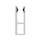 Aluprof Rolladen Weiß (ähnlich RAL9016) / 100cm Aluprof ALU Führungsschiene PPW90/G