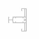 Aluprof Rolladen Weiß (ähnlich RAL9016) / 100cm Aluprof ALU Führungsschiene PPZDSRS/56/T