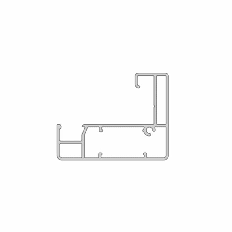 Aluprof Rolladen Weiß (ähnlich RAL9016) / 100cm Aluprof ALU Führungsschiene PPZSRS/35/T