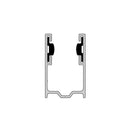 Aluprof Rolladen Weiß (ähnlich RAL9016) / 100cm Aluprof ALU Führungsschiene PU43/G