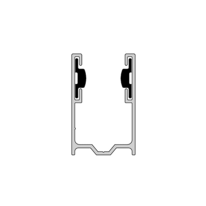 Aluprof Rolladen Weiß (ähnlich RAL9016) / 100cm Aluprof ALU Führungsschiene PU43/G