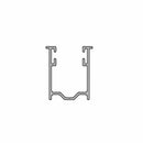 Aluprof Rolladen Weiß (ähnlich RAL9016) / 100cm Aluprof ALU Führungsschiene PUH29