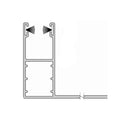 Aluprof Rolladen Weiß (ähnlich RAL9016) / 100cm Aluprof ALU PK53/120/S