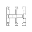 Aluprof Rolladen Weiß (ähnlich RAL9016) / 100cm Aluprof PVC Maxi Führungsschiene PPDMW60/17