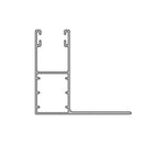 Aluprof Rolladen Weiß (ähnlich RAL9016) / 50cm Aluprof ALU Winkel Führungsschiene PK53