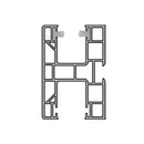 Aluprof Rolladen Weiß (ähnlich RAL9016) / 50cm Aluprof PVC Maxi Führungsschiene PPD60/17