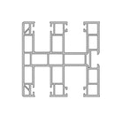 Aluprof Rolladen Weiß (ähnlich RAL9016) / 50cm Aluprof PVC Mini Führungsschiene PPDMW-P60/12