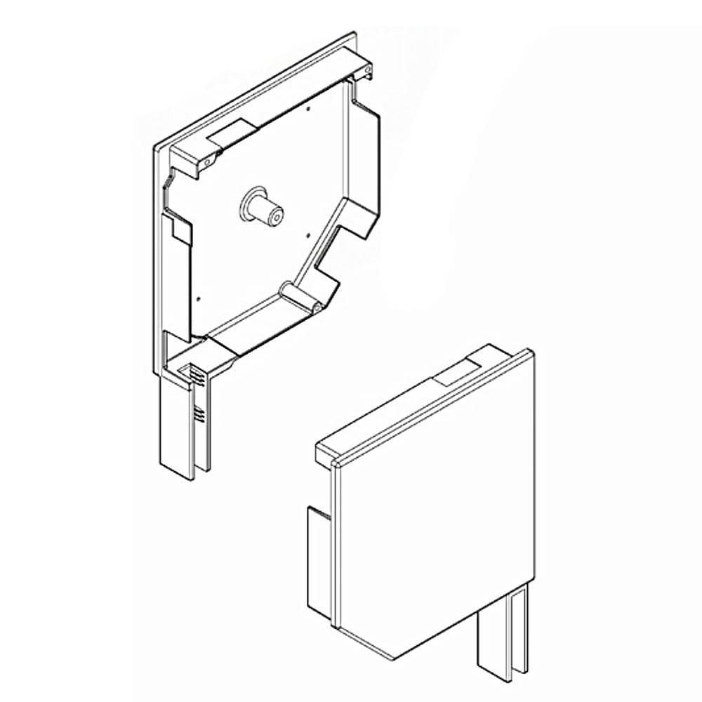 Aluprof Rolladen Weiss Aluprof Blendenkappen Seitenblende 45° BS125