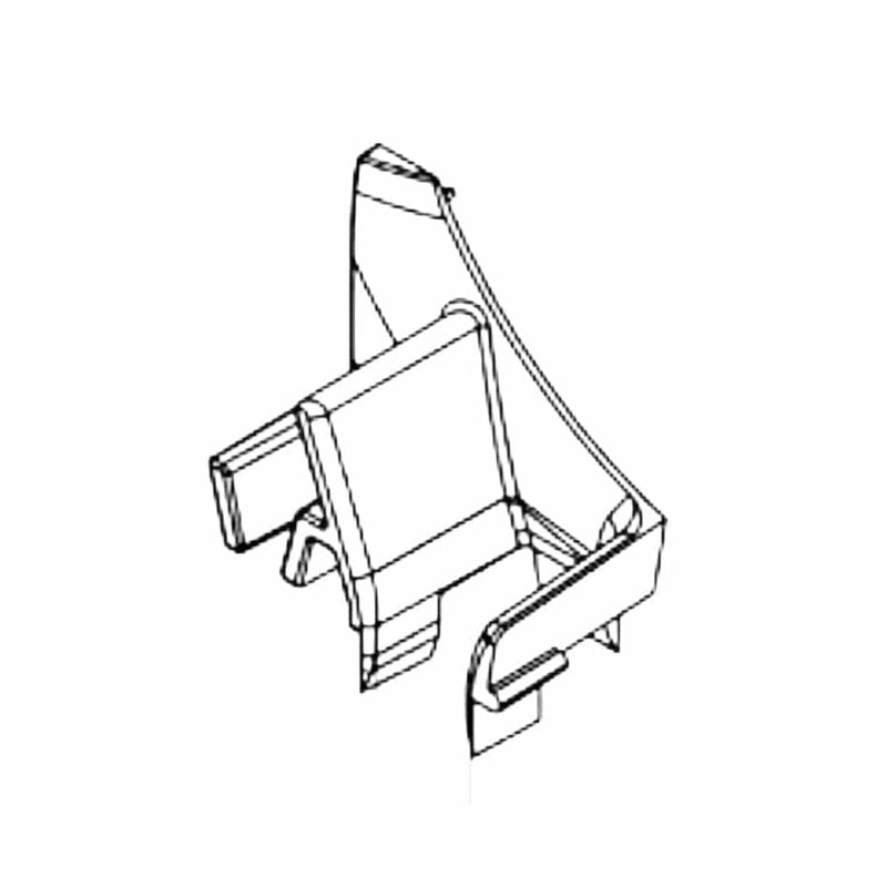 Aluprof Rolladen Weiss Aluprof Einlauftrichter für Führungsschiene SL/6