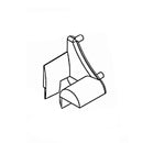 Aluprof Rolladen Weiß Aluprof Einlauftrichter für Führungsschiene SLMW