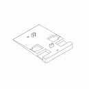 Aluprof Rolladen Weiß Aluprof Endkappe für Führungsschiene ZAPPDRA79