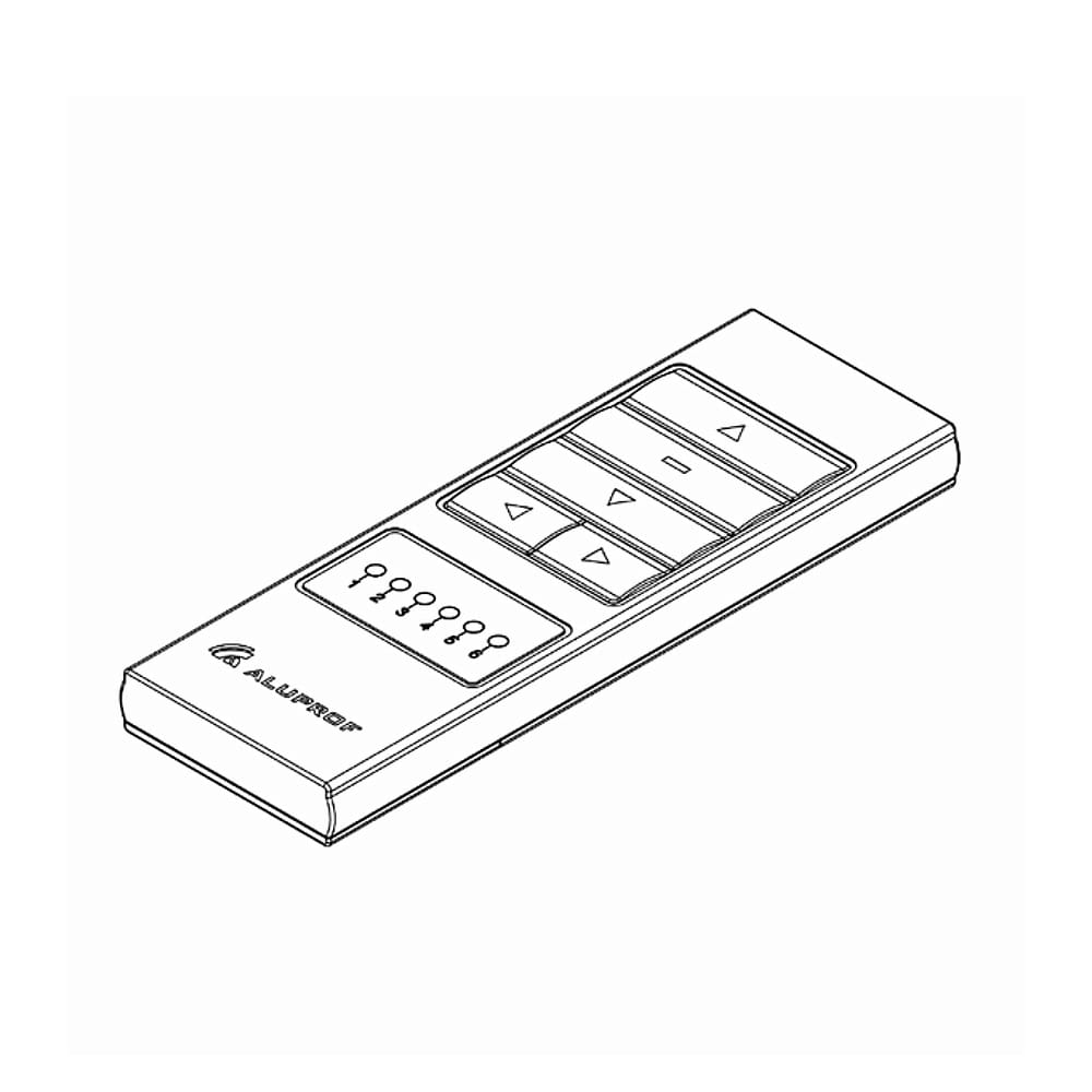Aluprof Rolladen Weiss Aluprof Handsender AC136-06 6-Kanal