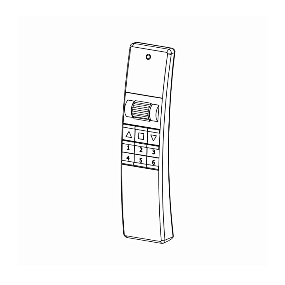 Aluprof Rolladen Weiss Aluprof Handsender AC152-06 6-Kanal