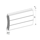 Aluprof Rolltor Aluprof ALU Rolltorpanzer PA77