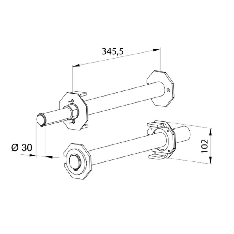Aluprof Rolltor Aluprof Kapsel SW102 OBS102K