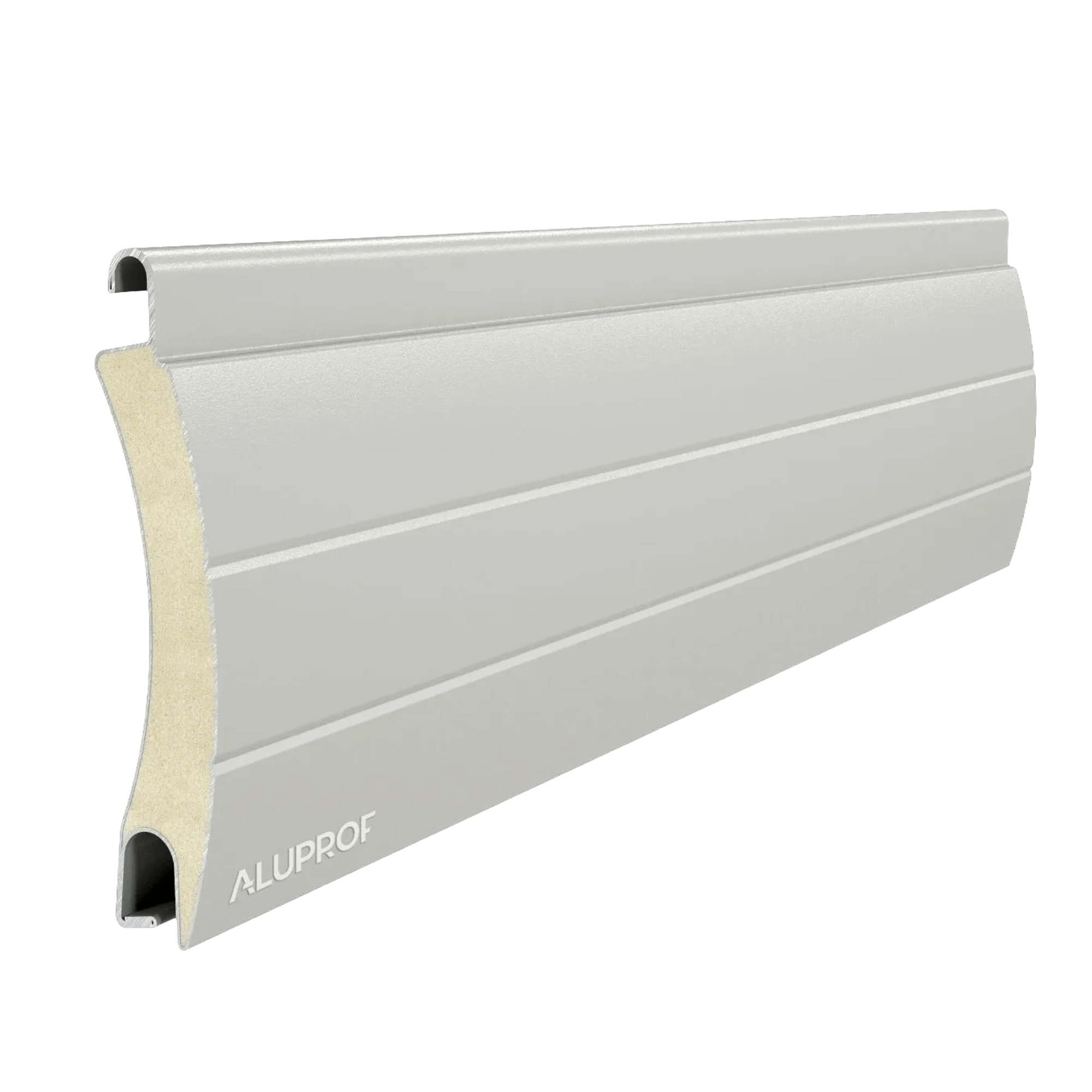 Aluprof Rolltor Grau (03) / 40cm Aluprof ALU Rolladenpanzer unperforiert PA55