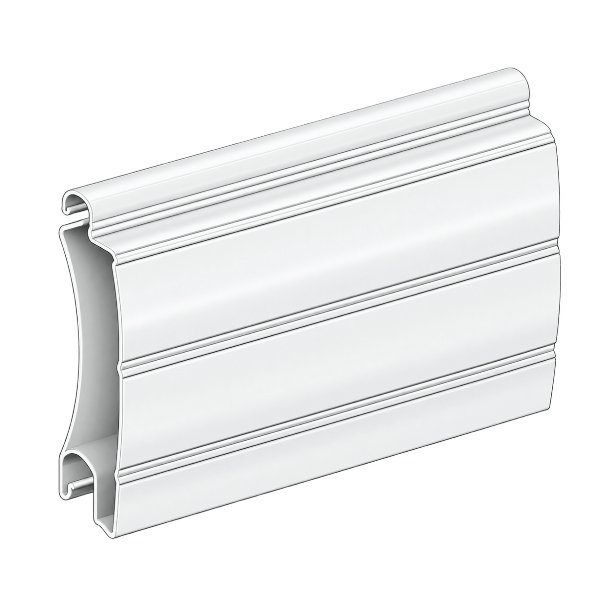 Aluprof Rolltor Weiss (102CC) / 50cm Aluprof ALU Torpanzer PA100