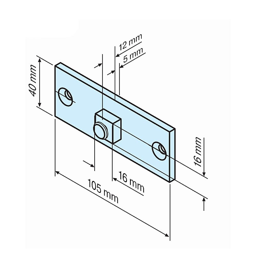 BECKER-Antriebe GmbH Fensterbauteile Becker Anschlussteil HK 4Kant 16mm