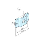 BECKER-Antriebe GmbH Fensterbauteile Becker Markisenhalter Stern 10 mm Steckzapfen 1/10 und 2/10