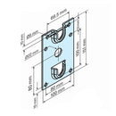 BECKER-Antriebe GmbH Fensterbauteile Becker Plattenlager HK mit Adapterplatte