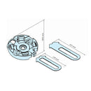 BECKER-Antriebe GmbH Fensterbauteile Becker Vorbau-Spannlager für Blendkappengröße 180-230