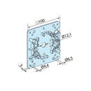 BECKER-Antriebe GmbH Fensterbauteile Becker Wandlager für Sternadapter