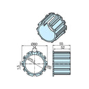 BECKER-Antriebe GmbH Rolladen Becker Laufring DW78N 1,5 mm