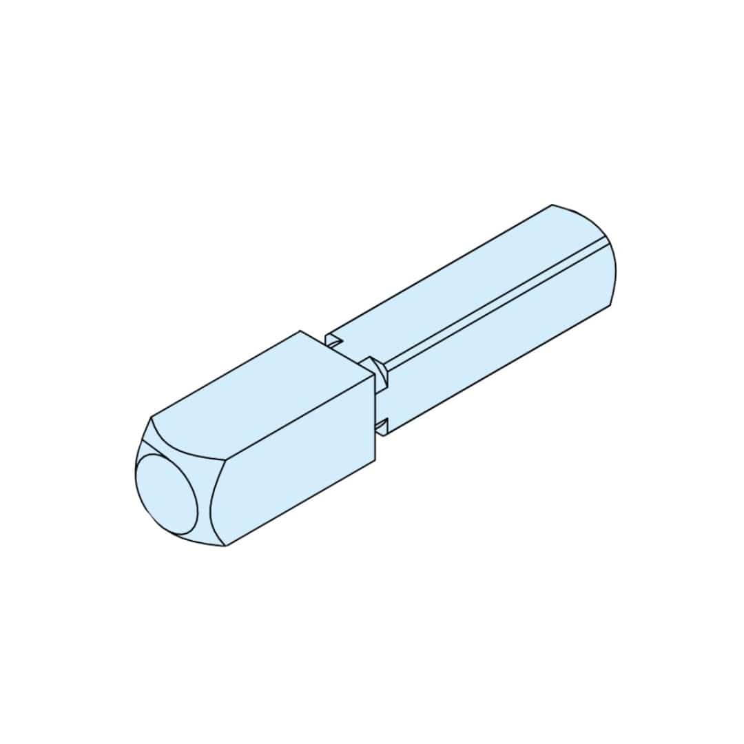 BECKER-Antriebe GmbH Rolladen Becker Steckzapfen 2.3 4-Kant 12mm R-Serie