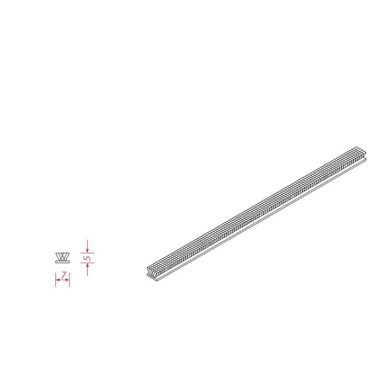 BeClever Rolladen BeClever Bürstendichtung für Führungsschiene 7x5mm CBAI01