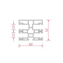 BeClever Rolladen BeClever PVC Mini Doppelführungsschiene mit Insektenschutz CBPG09