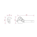 BeClever Rolladen BeClever Raffstore Einlauftrichter CBAT06 Links