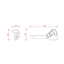 BeClever Rolladen BeClever Raffstore Einlauftrichter CBAT06 Rechts