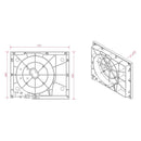 BeClever Rolladen BeClever Seitenwand des Kastens 205x255 CBAE20