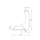 BeClever Rolladen BeClever Wärmedämmung 165x175 CBAH11 N (NP)