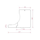 BeClever Rolladen BeClever Wärmedämmung 165x255 CBAH10 I (NP)