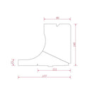 BeClever Rolladen BeClever Wärmedämmung 165x255 CBAH13 I (NP)